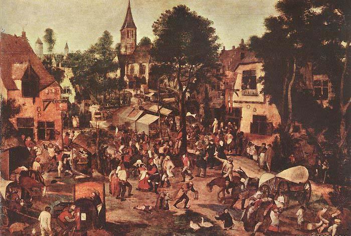 BRUEGHEL, Pieter the Younger Village Feast oil painting picture